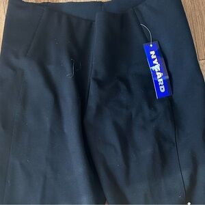 Black cropped leggings